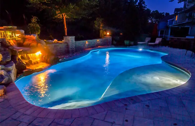 Night time pool heating with solar blanket