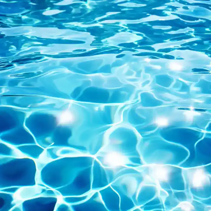 Sparkling pool water